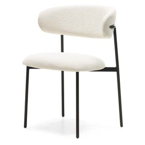 Jídelní židle FRESNO bouclé krémová vyobraziť