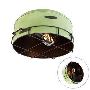 Priemyselné stropné svietidlo zelené 35 cm - Barril vyobraziť