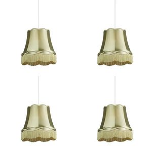 Sada 4 retro závesných svietidiel zelená 45 cm - Granny vyobraziť
