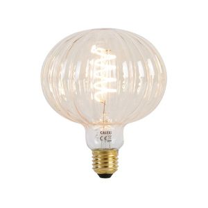 E27 Stmievateľná LED žiarovka G125 Jantárová 4W 200lm 2000K vyobraziť