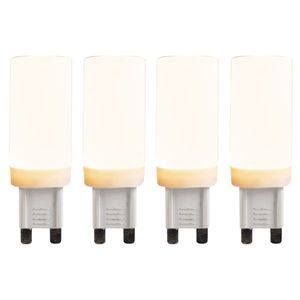 Sada 4 G9 3-stupňovo stmievateľných LED žiaroviek 4, 5W 500lm 2700K vyobraziť