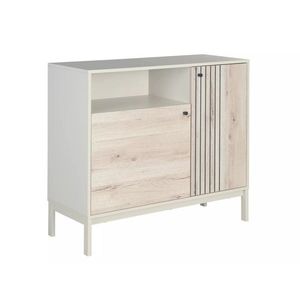 Komoda Frost I 100 cm krémová/alpský dub vyobraziť