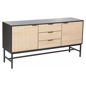 Komoda Mago 150 cm dub přírodní/černý mat vyobraziť