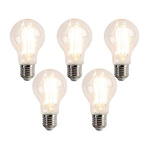 Sada 5 stmievateľných LED žiaroviek E27 A60 7W 780 lm 2700K vyobraziť