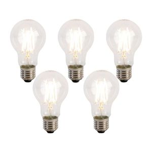 Sada 5 stmievateľných LED žiaroviek E27 s 3 stupňami A60 5W 700 lm 2700K vyobraziť