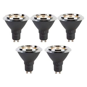 Sada 5 stmievateľných LED žiaroviek GU10 AR70 6W 450lm 2700K vyobraziť