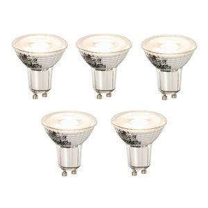 Sada 5 stmievateľných LED žiaroviek GU10 8W 660lm 3000K vyobraziť