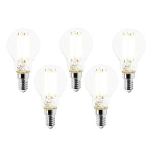 Sada 5 LED žiaroviek E14 P45 číre 2, 2 W 470 lm 2700 K vyobraziť