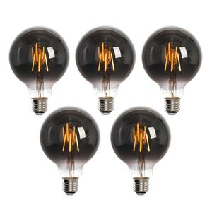 Sada 5 inteligentných LED žiaroviek E27 G95 dymové 4W 60lm 1800-3000K vyobraziť