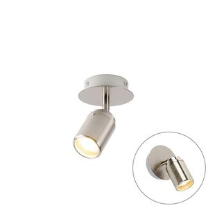 Moderné kúpeľňové bodové svetlo oceľ IP44 - Ducha vyobraziť