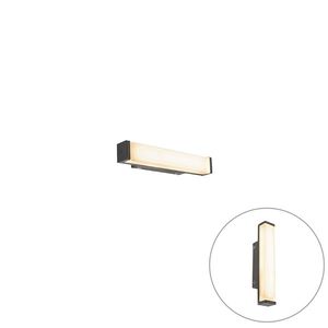 Nástenná lampa čierna 32 cm IP44 - Cascada vyobraziť