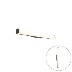 Moderné nástenné svietidlo do kúpeľne čierne 62 cm IP44 - Cascada vyobraziť