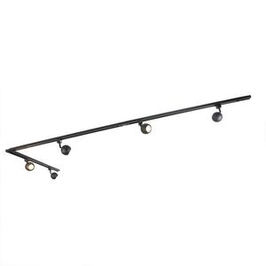 Moderný koľajnicový systém čierny 5-svetlo 1-fázový - Gissi vyobraziť