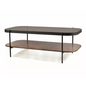 Konferenční stolek Prima A 120 cm ořech/černý vyobraziť