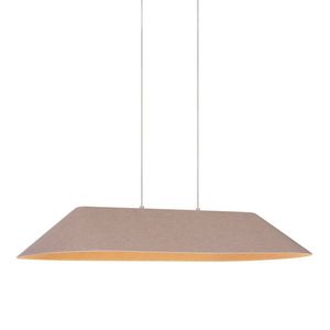 Moderné závesné svietidlo béžové vrátane LED s 3-stupňovým stmievaním - Dani vyobraziť