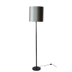 Stojacia lampa čierna so zeleným zamatovým tienidlom 40 cm - Simplo vyobraziť