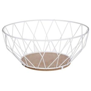 Kôš na ovocie Diamond biely vyobraziť