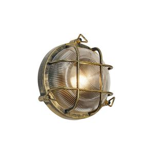 Vonkajšie nástenné a stropné svietidlo antické zlato okrúhle IP44 - Noutica vyobraziť