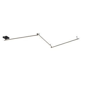 Čierne stropné svietidlo 300 cm vrátane LED 3-stupňové stmievateľné nastaviteľné - Annuschka vyobraziť