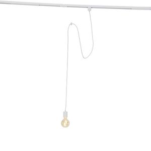 Závesné svietidlo s koľajnicovým závesom biele - Cavalux vyobraziť