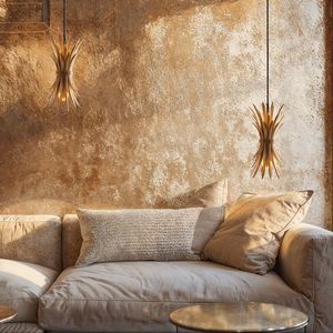 Závesné svietidlo Art Deco zlaté - Wesley vyobraziť