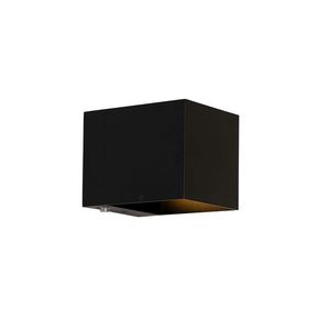 Nástenná lampa čierna vrátane LED a dotykového stmievača nabíjateľná - Joris vyobraziť