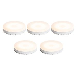 Sada 5 LED žiaroviek GX53 7W 750 lm 3000K vyobraziť