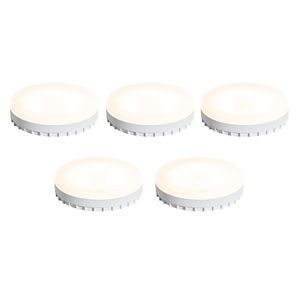 Sada 5 GX53 3-stupňových stmievateľných LED žiaroviek 9W 900 lm 3000K vyobraziť