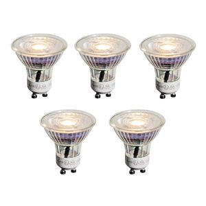 Sada 5 GU10 50mm LED žiaroviek číra 3, 5W 330 lm 3000K vyobraziť