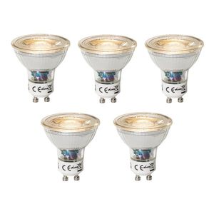 Sada 5 ks GU10 dimbare LED lamp 3W 200 lm 2700K vyobraziť