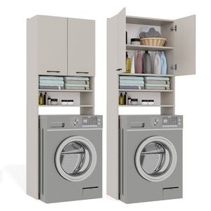 Koupelnová skříňka nad pračku POLA DK kašmírová vyobraziť