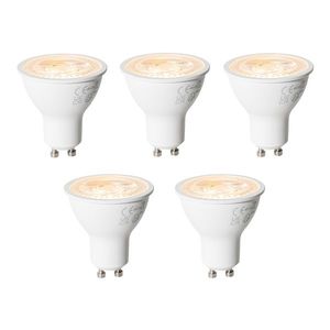 Sada 5 GU10 3-krokovo stmievateľných LED žiaroviek 6W 430 lm 2000 - 6000K vyobraziť