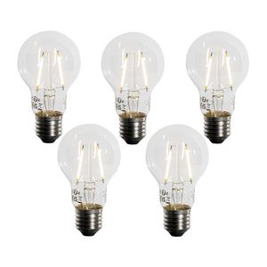 Sada 5 LED žiaroviek E27 A60 so súmrakovým senzorom 2, 5 W 250 lm 2200 K vyobraziť