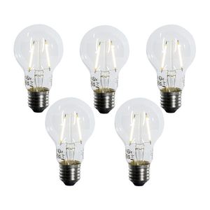 Sada 5 LED žiaroviek E27 A60 so súmrakovým senzorom 2, 5 W 250 lm 2700 K vyobraziť