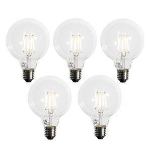 Sada 5 stmievateľných LED žiaroviek E27 G95 5W 450 lm 3000K vyobraziť