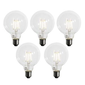 Sada 5 ks E27 3-stupňová stmievateľná LED žiarovka G95 4W 450lm 3000K vyobraziť