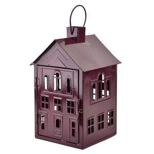 Kovová lucerna Roger 20, 3x20x33, 8 cm fialová vyobraziť