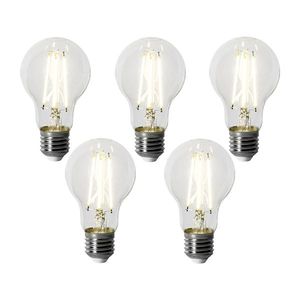 Sada 5 stmievateľných LED žiaroviek E27 A60 6W 500 lm 4000K vyobraziť