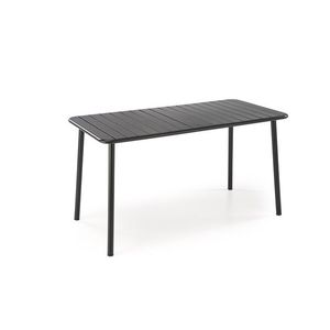 Kovový zahradní stůl Bosco 140 cm černý vyobraziť