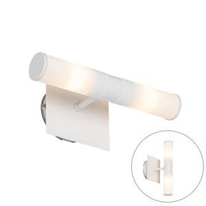 Moderná nástenná lampa do kúpeľne biela IP44 2-svetlá - Bath vyobraziť