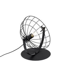 Priemyselná stolná lampa čierna nastaviteľná - Hanze vyobraziť