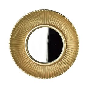 Kulaté nástěnné zrcadlo DAZ 29 cm zlaté vyobraziť