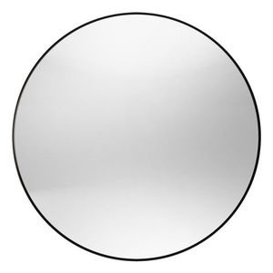 Kulaté nástěnné zrcadlo Mira 100 cm černé vyobraziť