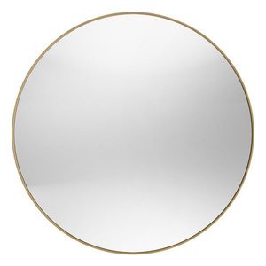 Kulaté nástěnné zrcadlo Mira 100 cm zlaté vyobraziť