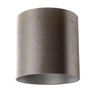 Zamatové tienidlo na lampu Taupe Cylinder 40/40/40 vyobraziť