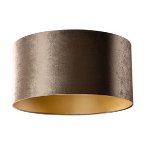 Zamatový tienidlo hnedé so zlatým vnútorným 50/50/25 vyobraziť