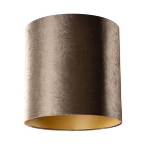 Zamatový tienidlo hnedé so zlatým vnútorným 40/40/40 vyobraziť