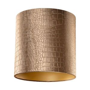 Zamatový tienidlo s dizajnom krokodílej kože a zlatým vnútorným povrchom 40/40/40 vyobraziť