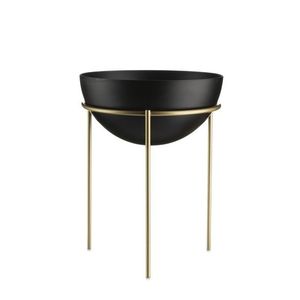 Květináč na stojanu LOFT II 20 cm černý/zlatý vyobraziť