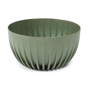 Květináč STRIPPED ECO 24 cm zelený vyobraziť